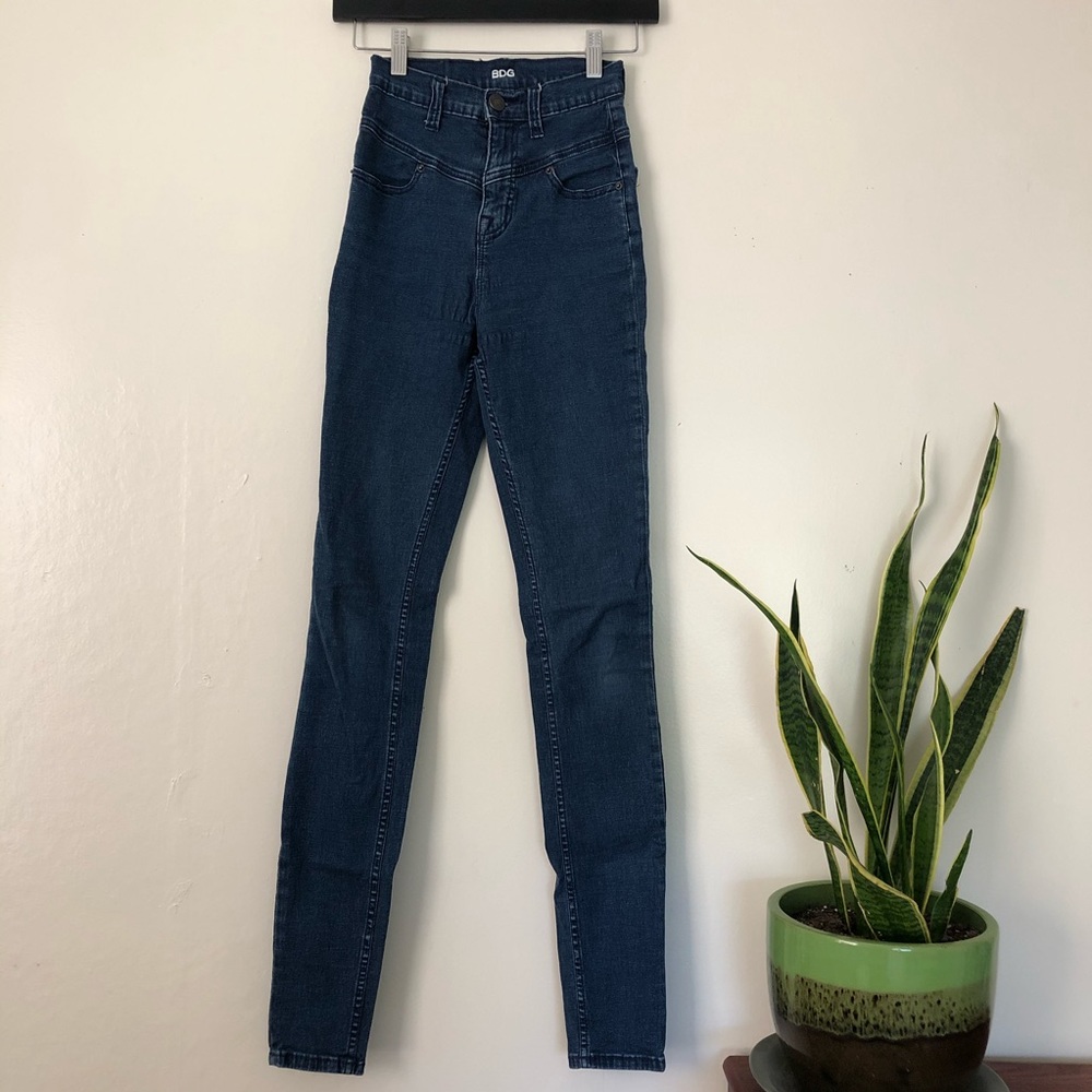 BDG high rise seam skinny jean